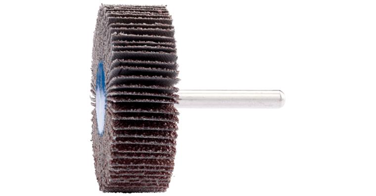 1001446994 Corundum flap disc F Diameter 60x20mm Shank 6 mm A40 for fine grinding