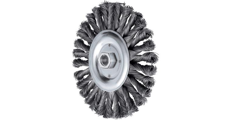 1001446876 POS COMBITWIST Round brush, twisted RBG HD 150x13 mm M14 Steel wire 0.50 mm