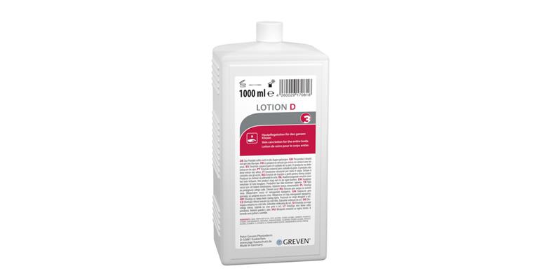 1005990000 Tělová pečující lotion Lotion D 1000 ml pevná lahev