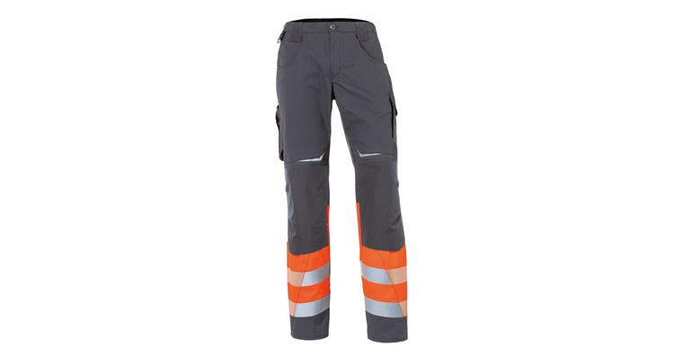 1001658144 Warnschutz-Bundhose REFLECTIQ Kl. 1 warnorange/anthrazit Gr.30