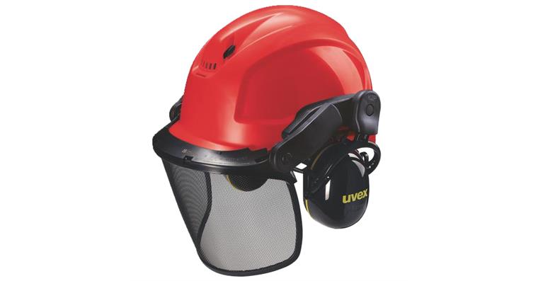 1005120550 Safety helmet uvex pheos red with vents 9774248