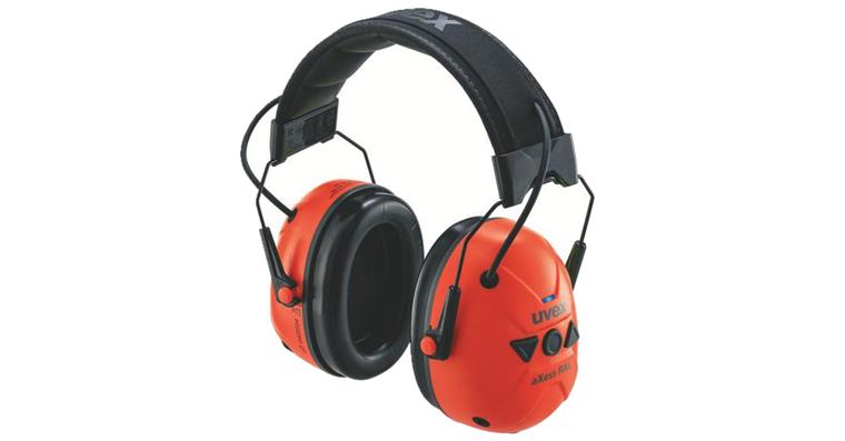 1005067827 uvex aXess RAL orange ear muffs SNR 31 dB sizes L, M, S 2640002