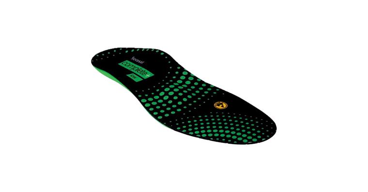 1005120490 Secosol insole 94790 black, green width 11 size 49 9479049