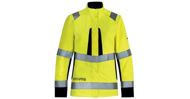 1005069400 Women's work jacket uvex suXXeed multifunction yellow, high-visibility yellow XXL 7034813