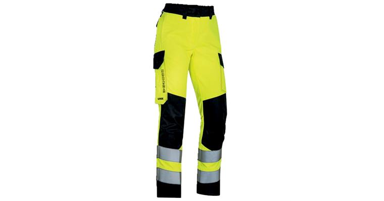 1005069412 Women's work trousers uvex suXXeed multifunction yellow, high-visibility yellow 50 7034908