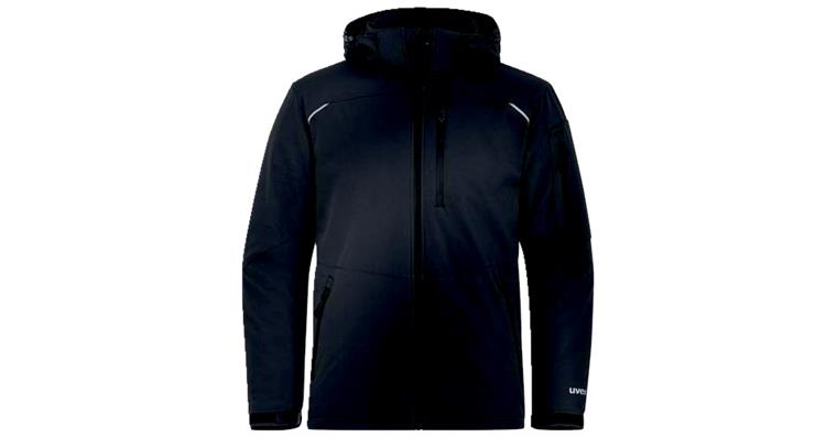 1005069447 Men's Softshell Jacket uvex suXXeed craft black, graphite XXL 7037113