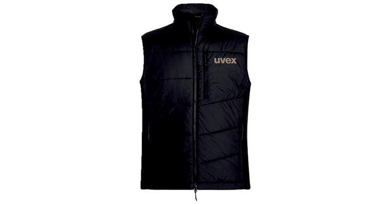 1005120052 Men's Hybrid Vest uvex corporate 26 black, graphite XL 7070412