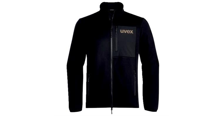 1005120067 Men's Sweatshirt Jacket uvex corporate 26 black, graphite XL 7070612