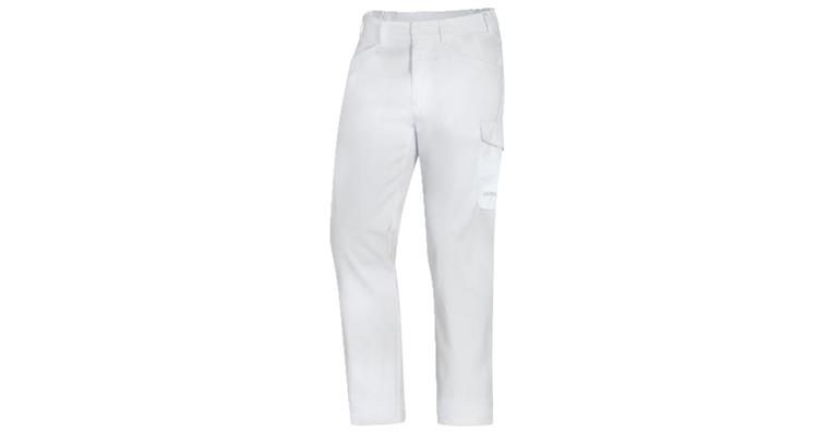 1005069707 Men's cargo trousers uvex suXXeed essentials white, pure white 94 7040720