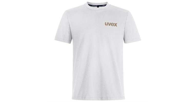 1005120086 Men's T-shirt uvex corporate 26 white XS 7070908