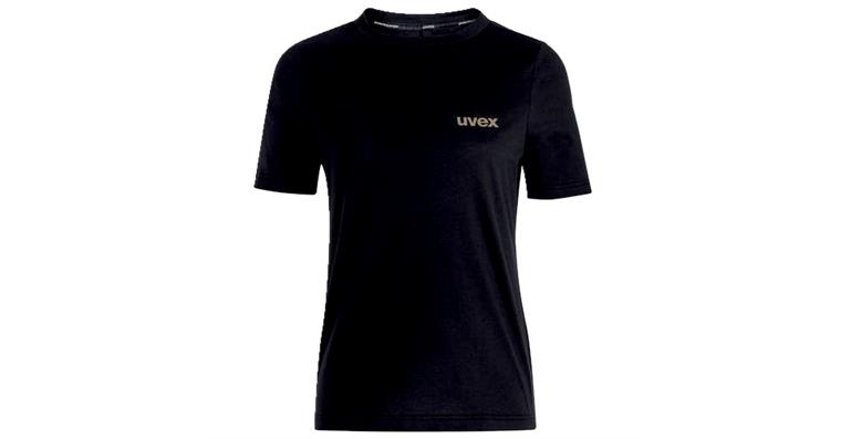 1005120100 Women's T-shirt uvex corporate 26 black, graphite 3XL 7071014