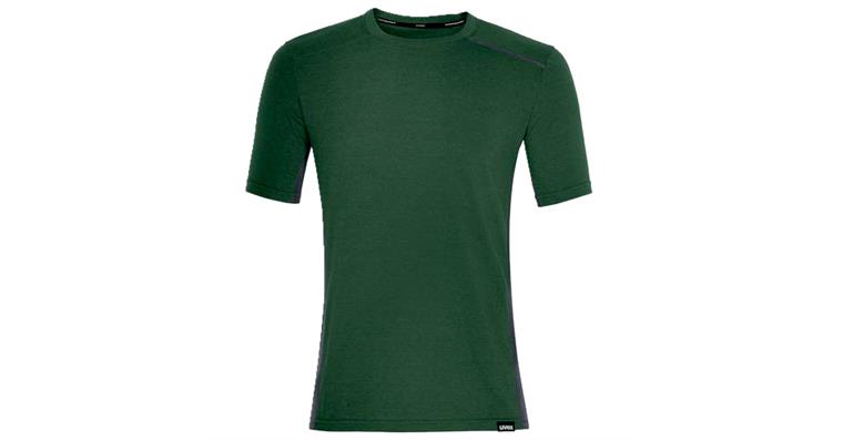 1005120285 Men's T-shirt uvex suXXeed industry green, dark green XXL 7077513