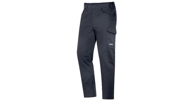 1005069990 Men's cargo trousers uvex suXXeed essentials grey, charcoal 110 7068424