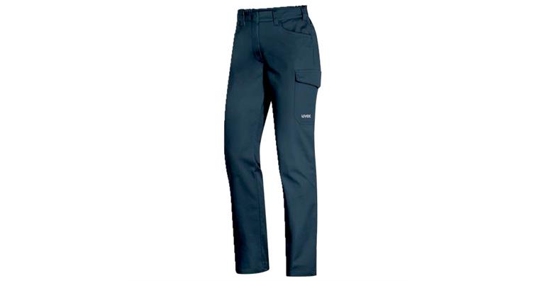 1005069794 Women's cargo trousers uvex suXXeed essentials blue, midnight blue 46 7041306