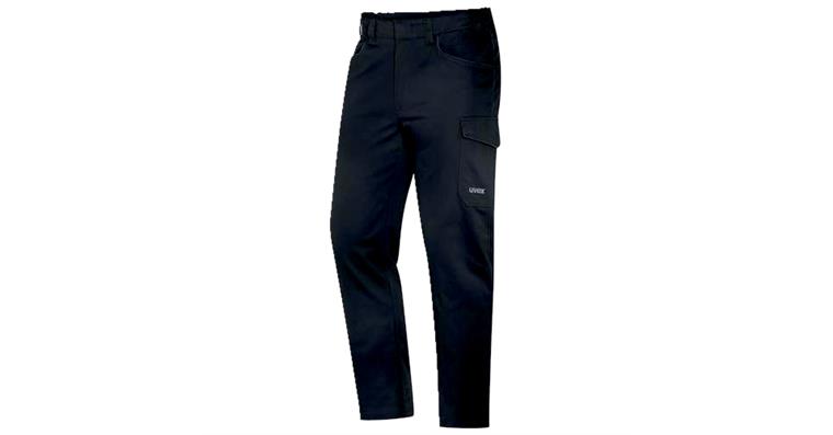 1005069762 Men's cargo trousers uvex suXXeed essentials black, graphite 98 7041021