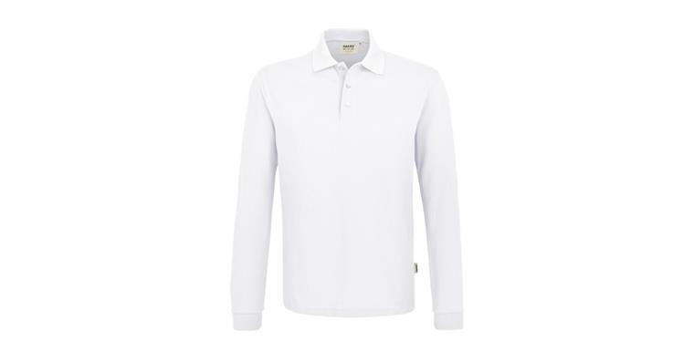 1005966811 Longsleeve-Poloshirt Mikralinar® weiß Gr.XS