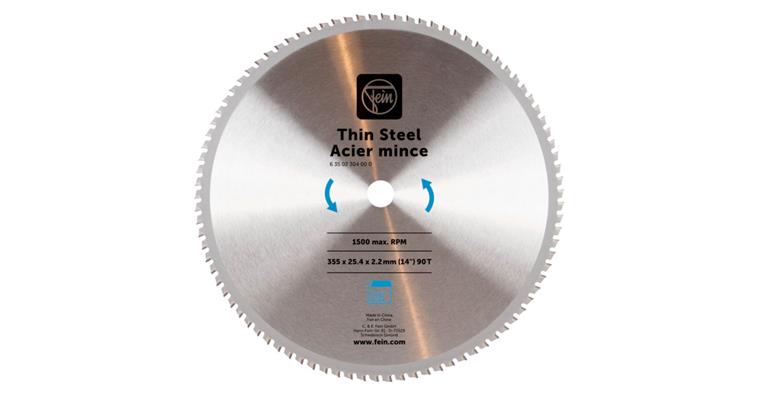 1092156203 Saw blade diameter 355 mm teeth 90 thickness 2.4 mm 63502304000