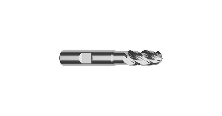 1001166222 VHM-Vollradiusfräser HSC Starmax 4 mm