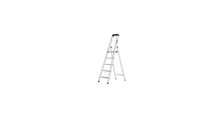 1085878202 Alu-Stufenstehleiter 1x5 Stufen