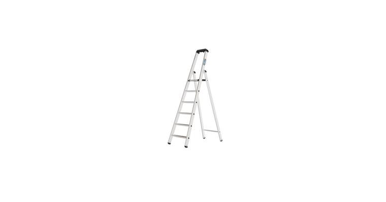 1085878203 Alu-Stufenstehleiter 1x6 Stufen
