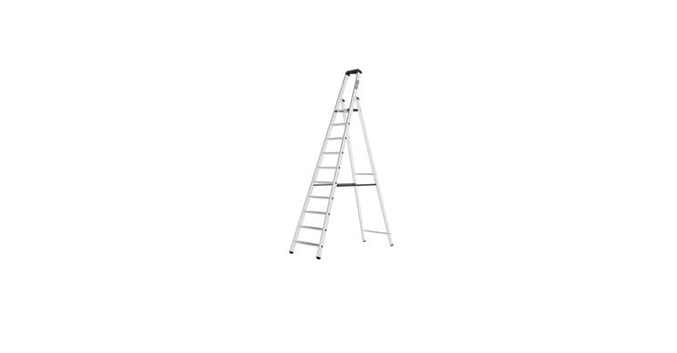 1085878207 Alu-Stufenstehleiter 1x10 Stufen