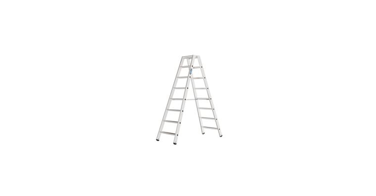 1085854205 Alu-Stufenstehleiter 2x8 Stufen