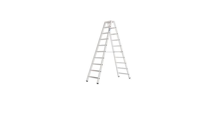 1085854207 Alu-Stufenstehleiter 2x10 Stufen