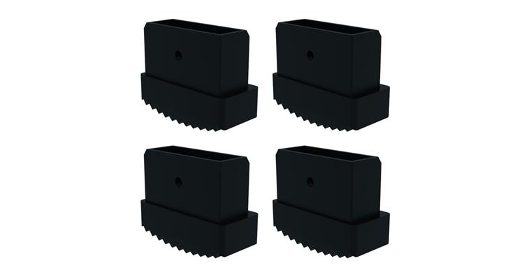 1085896103 Innenschuhe für Teleskopleiter (4er-Set) halbrund
