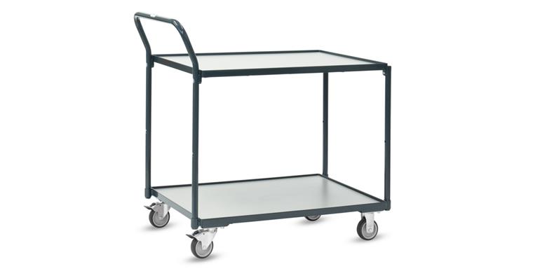 1081707802 Compact Basic table trolley 910 x 610 mm total load capacity 200 kg 2 loading surfaces