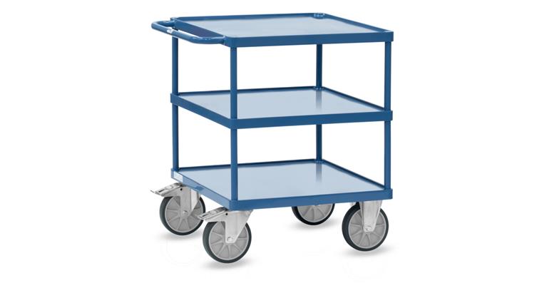 1081701202 Table trolley 2417W sheet steel trays
