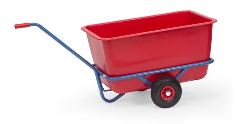 1081696110 Hand cart with plastic tub, load capacity 200 kg, loading platform 750 x 425 mm