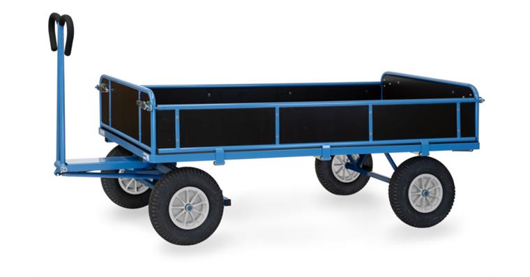 1081696231 Hand cart 6456P, load area 1,940x940 mm, with side panels