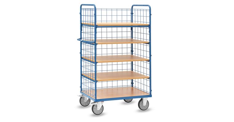 1081709702 Shelf trolley with 5 levels, load capacity 600 kg, loading surface 1000 x 700 mm