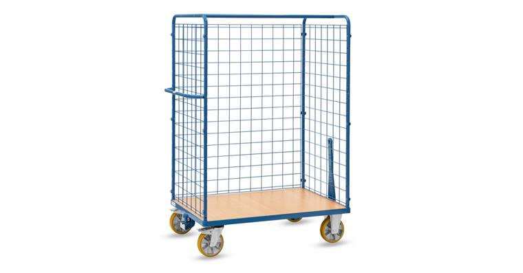 1081709414 Shelf trolley with 1 tier, load capacity 600 kg, loading surface 1200 x 800 mm, with tugger train