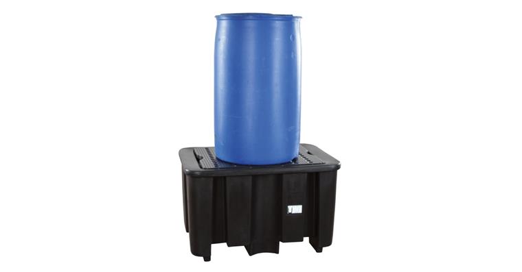 1085619201 PE Auffangwanne Fasslagerung PE-200-1 1x200 Liter Fass Auffangvolumen 225 Liter