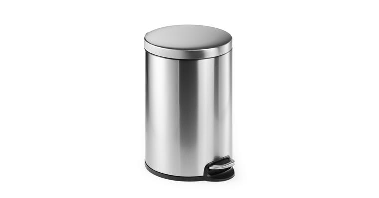 1085850201 Treteimer Edelstahl 20 Liter rund