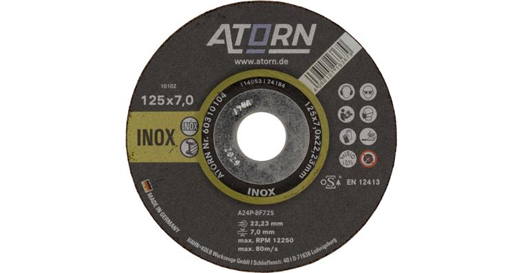 1044602202 Hrubovací kotouč INOX 125x7x22,23 mm