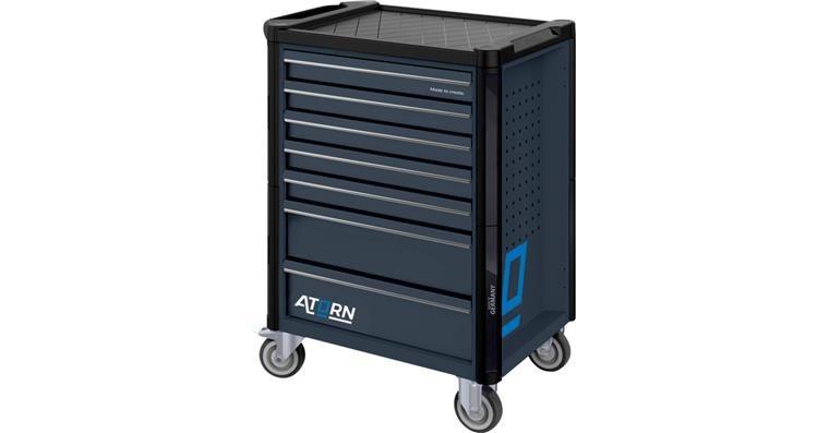 1081720109 Tool Trolley, Graphite Grey RAL 7024, 7 Drawers 