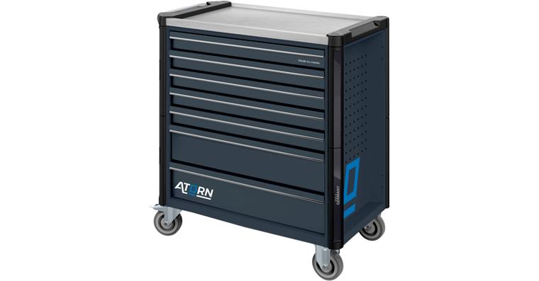 1081720104 XL Tool Trolley with 7 Drawers, Graphite Grey RAL 7024