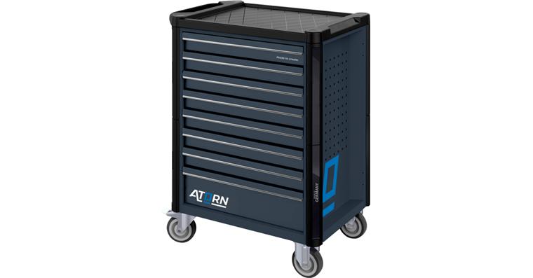 1081720110 Workshop trolley graphite grey RAL 7024 8 drawers 