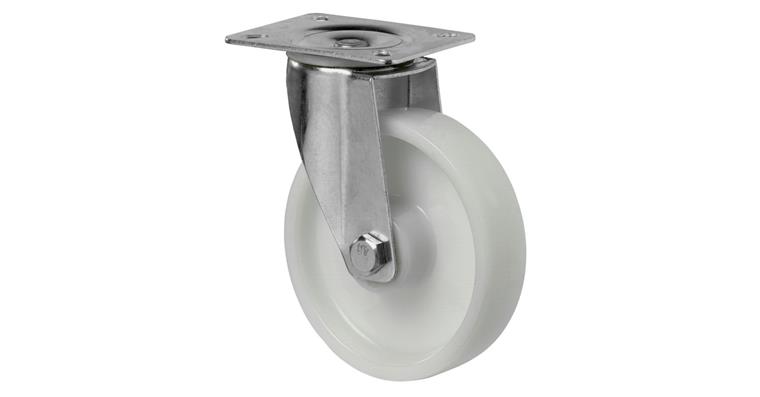 1081411103 Swivel castor, 125 mm diameter, plastic, load capacity 175 kg