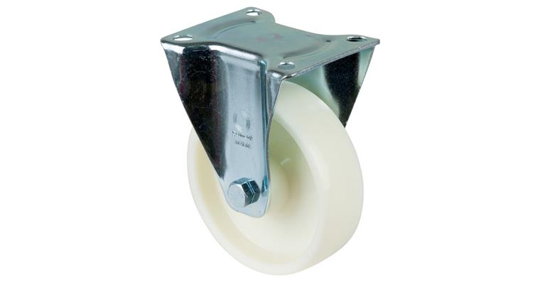 1081411204 Fixed castor, 150 mm diameter, plastic, load capacity 300 kg