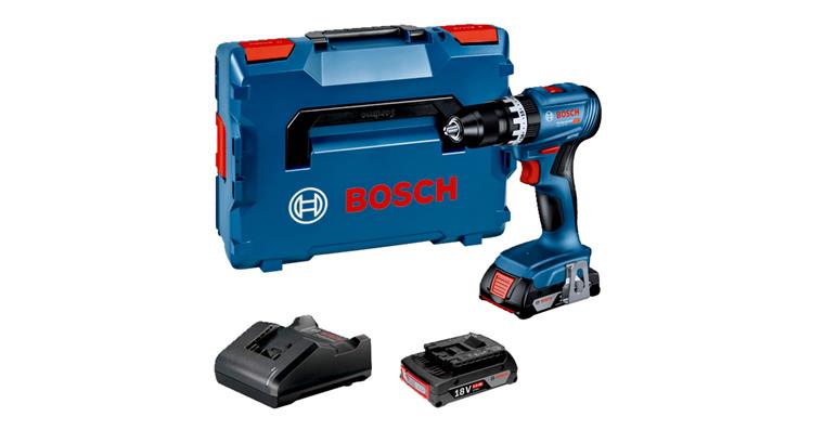 1005117925 Cordless impact drill GSB 18V-45 2x rechargeable battery GBA 18V 2.0Ah L-BOXX