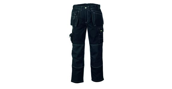 Cargo trousers Canvas/Cordura black 65 % poly/35 % cotton size 48