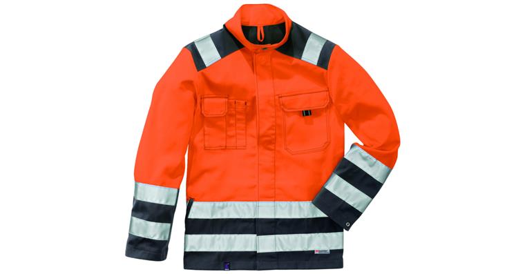 1093023225 Výstražná bunda High Visibility Inno Plus oranž./antracit 75%PES/25%BA vel.54