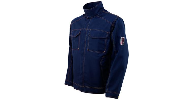 1093072001 Bunda Multisafe Visp černo-modrá směs. tkanina 320g vel. M