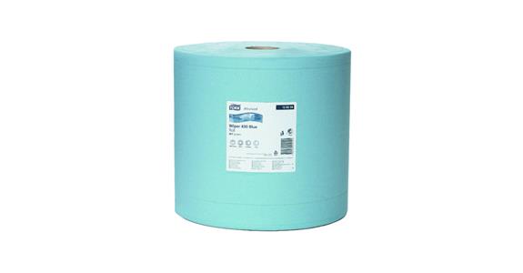 Multiclean cleaning cloth roll 1500 pcs 34x37 cm 2 ply blue perforated absorbent