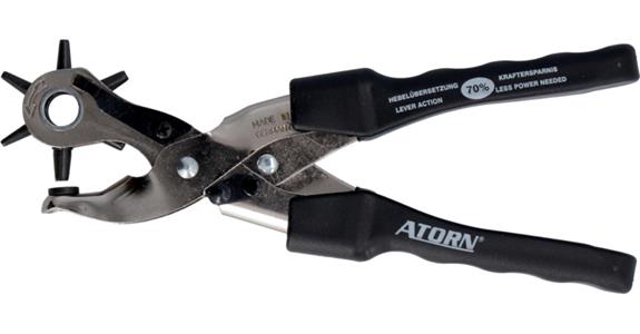 Otočné děrovací kleště ATORN, 2 až 4,5 mm